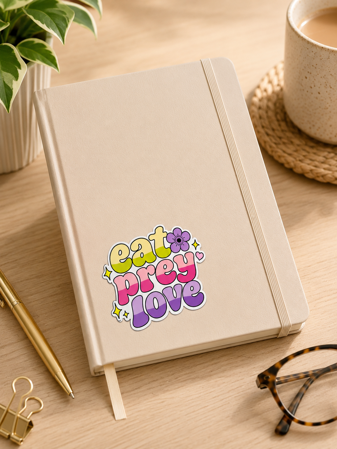 Eat Prey Love Sticker – Carnivorous Plant Vinyl Decal